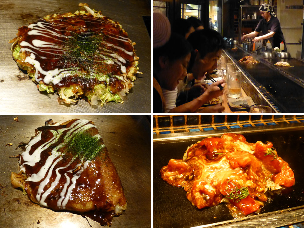 Download this Okonomiyaki Overload Clockwise From Top Left Western Style The Bar picture
