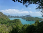 A view of Mu Ko Ang Thong National Marine Park in the Gulf of Thailand